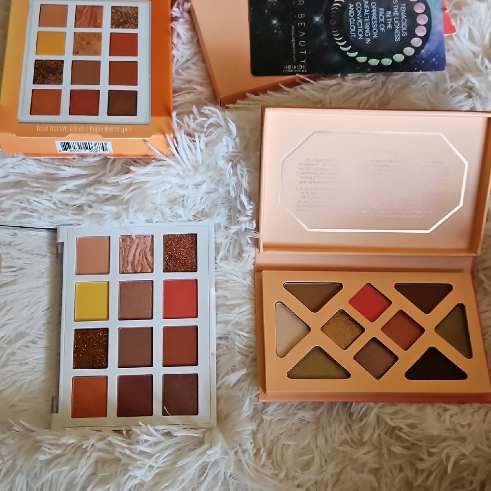 NEW POP BEAUTY AND ATHR BEAUTY BROWNS NEUTRALS  EYESHADOW PALETTE BUNDLE